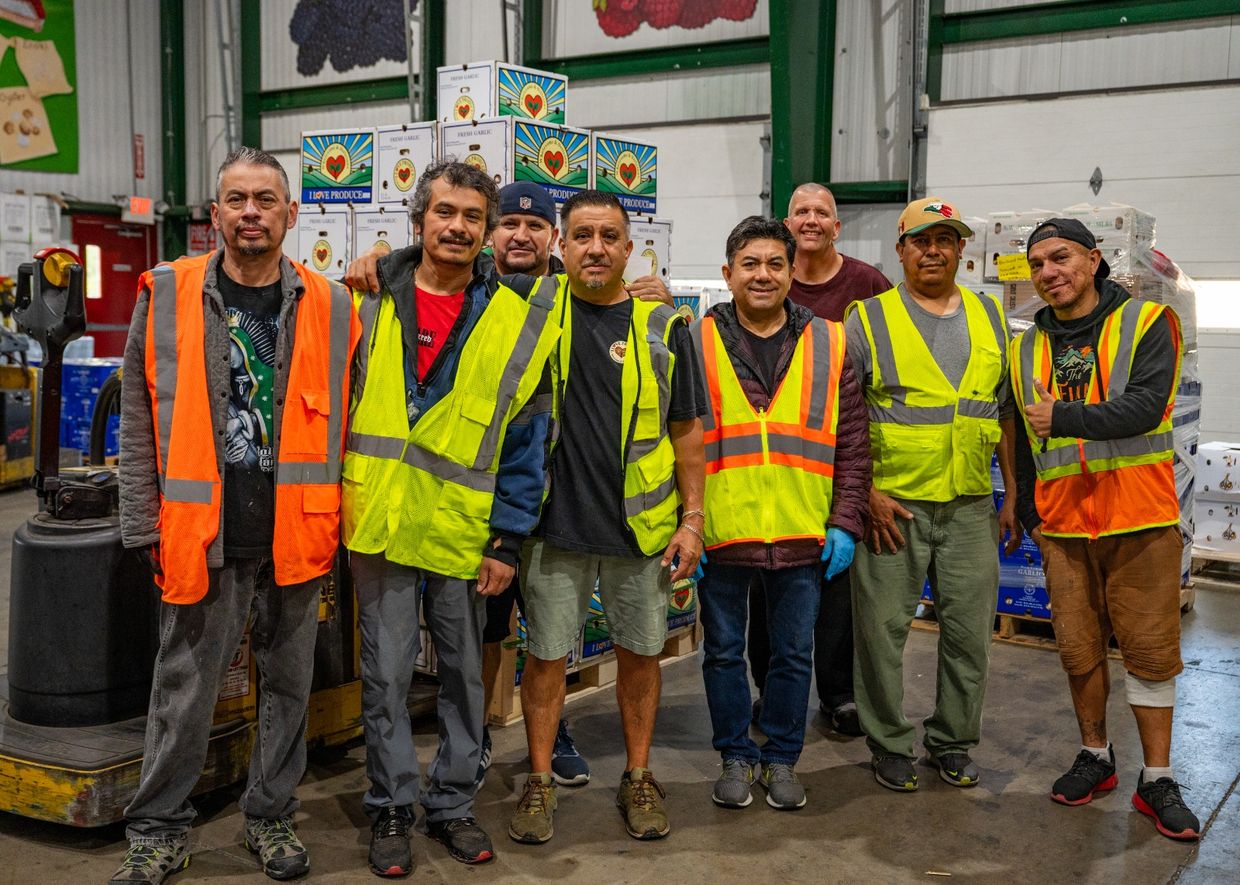 The I Love Produce team at the West Grove facility